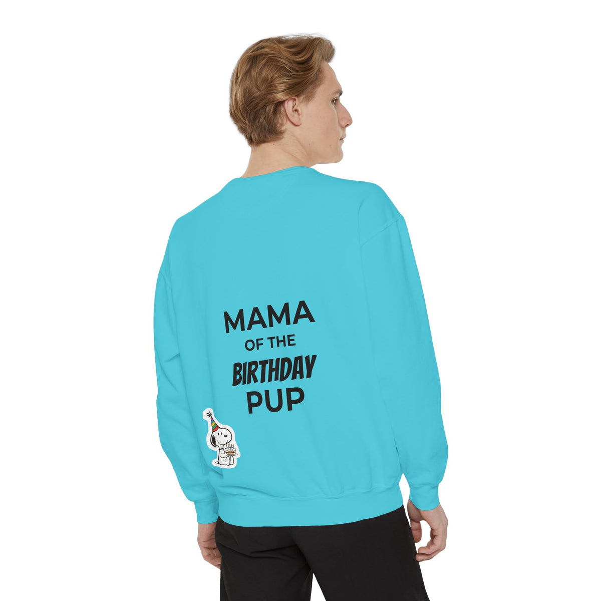Customizable Mama of the Birthday Pup Sweatshirt