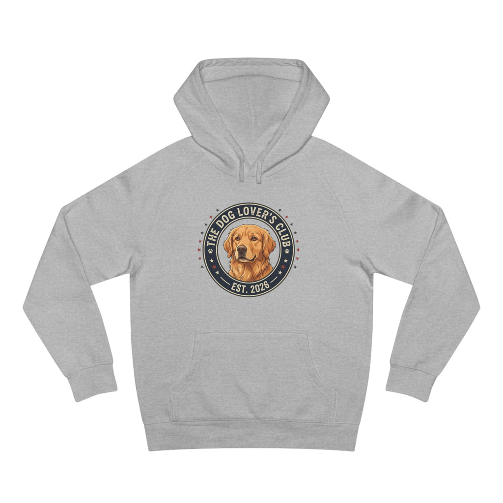 Dog Lover's Club Hoodie — Golden Retriever Graphic Pullover