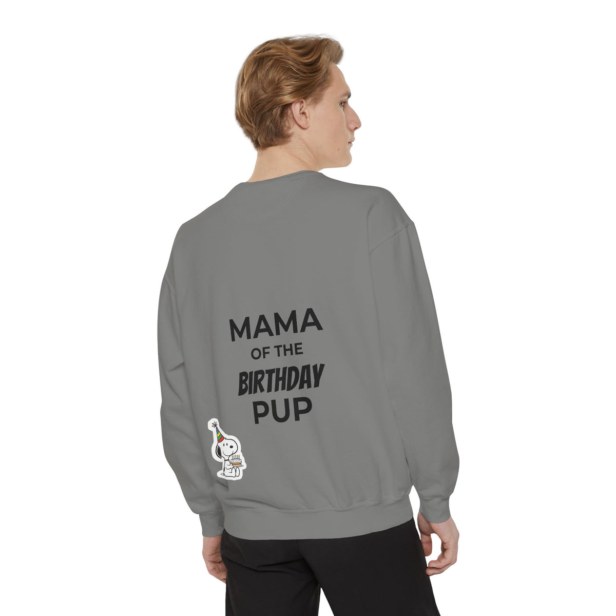 Customizable Mama of the Birthday Pup Sweatshirt