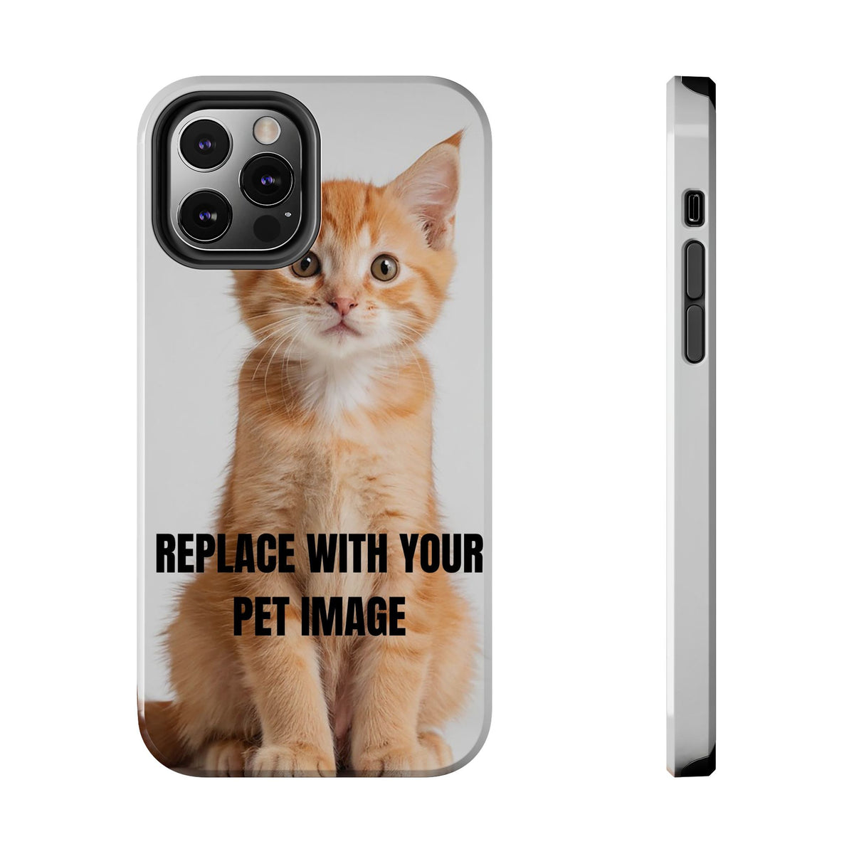 Customizable Pet Phone Case with Your Cat or Dog Photo