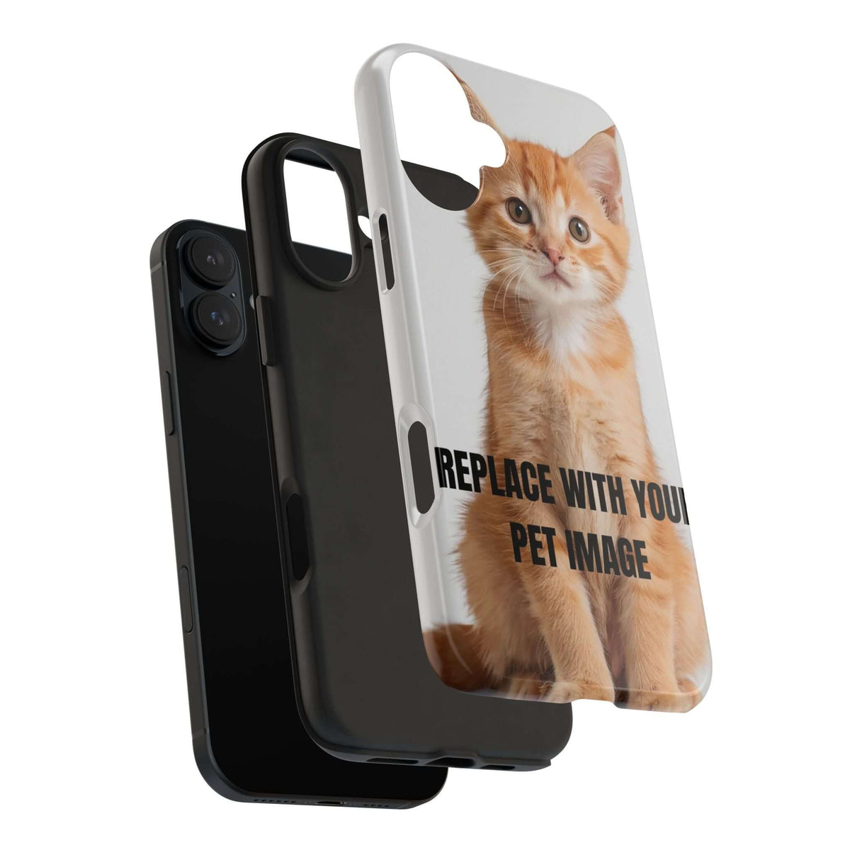 Customizable Pet Phone Case with Your Cat or Dog Photo