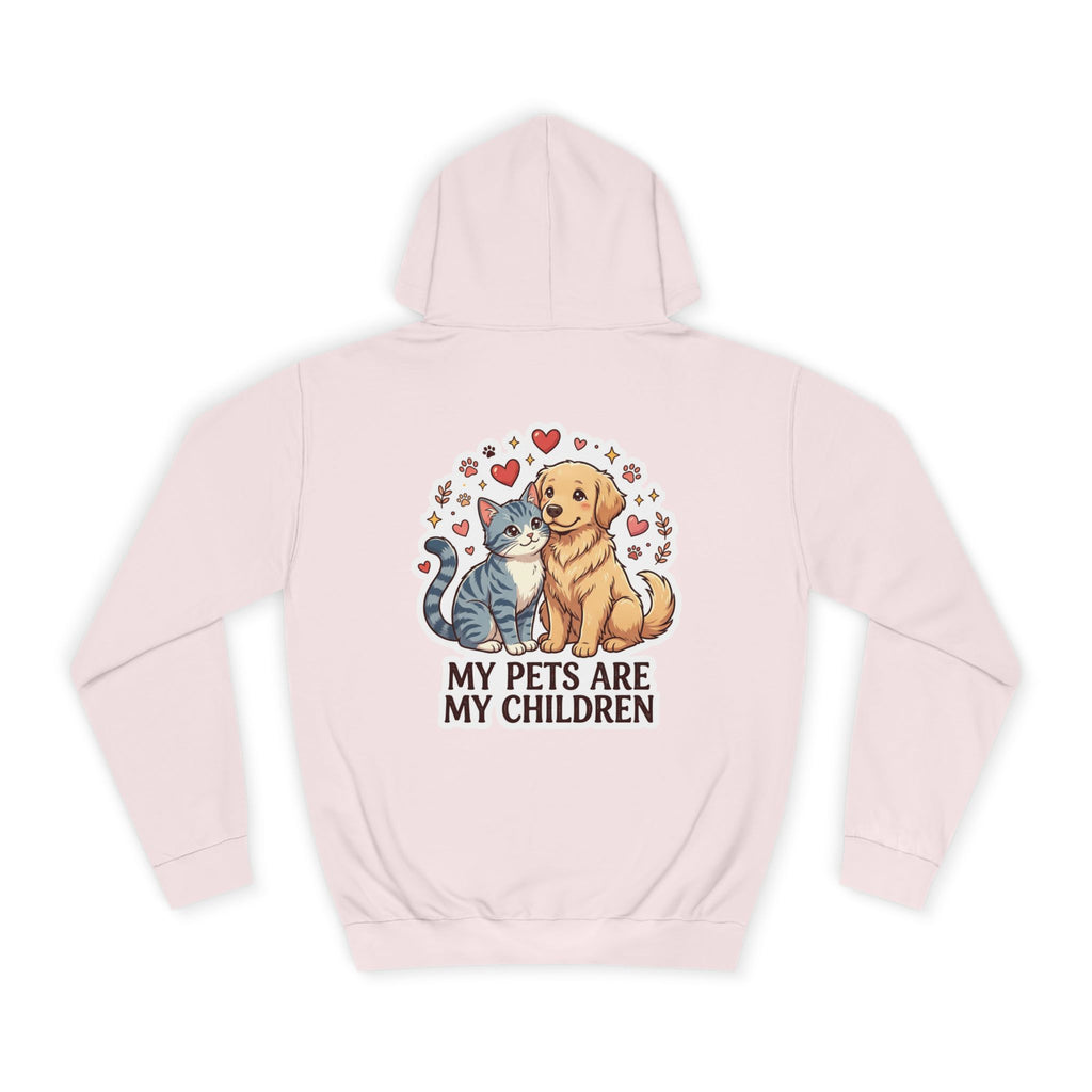 My Pets Are My Children Hoodie — Cute Dog & Cat Pet Parent College Hoodie