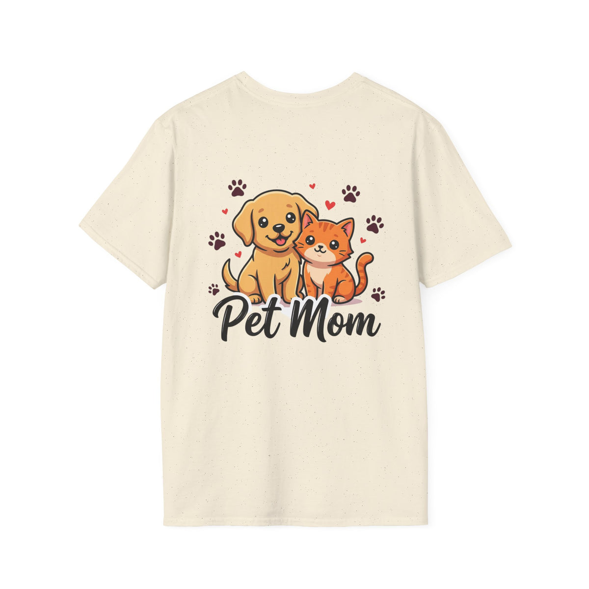 Pet Mom T-Shirt Cute Dog & Cat Graphic Tee