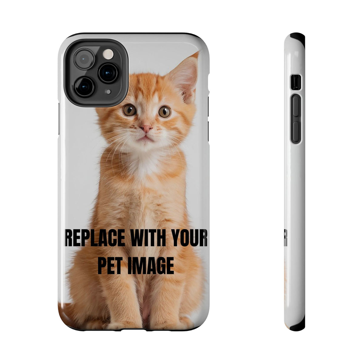 Customizable Pet Phone Case with Your Cat or Dog Photo