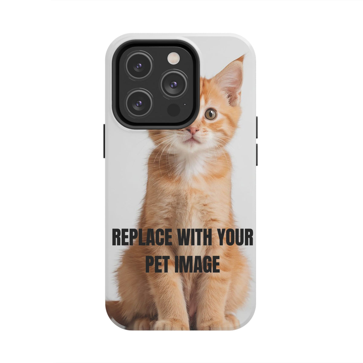 Customizable Pet Phone Case with Your Cat or Dog Photo