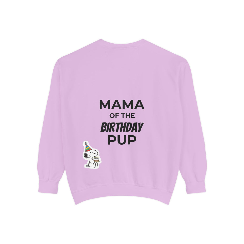 Customizable Mama of the Birthday Pup Sweatshirt