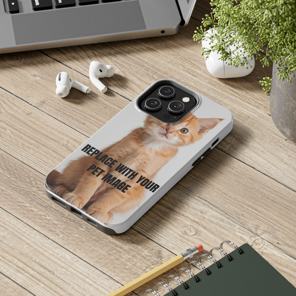 Customizable Pet Phone Case with Your Cat or Dog Photo