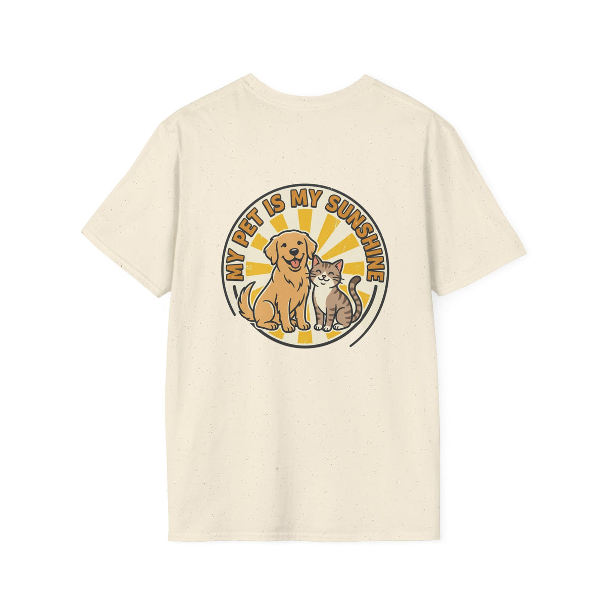My Pet Is My Sunshine T-Shirt Cute Dog & Cat Graphic Tee
