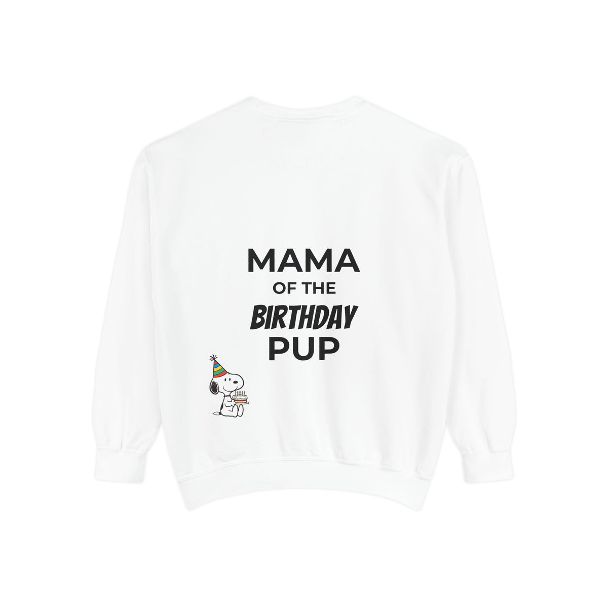 Customizable Mama of the Birthday Pup Sweatshirt