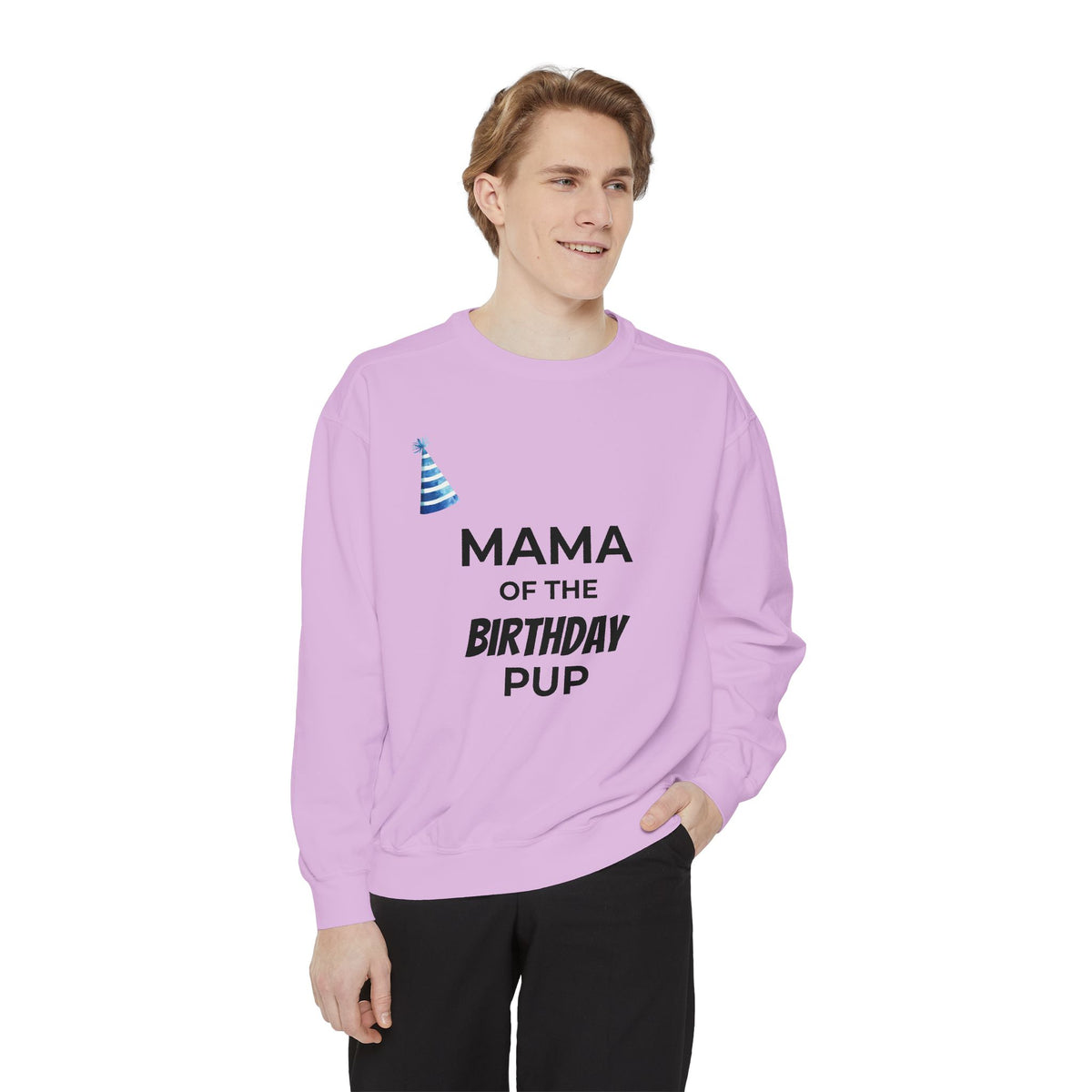Customizable Mama of the Birthday Pup Sweatshirt