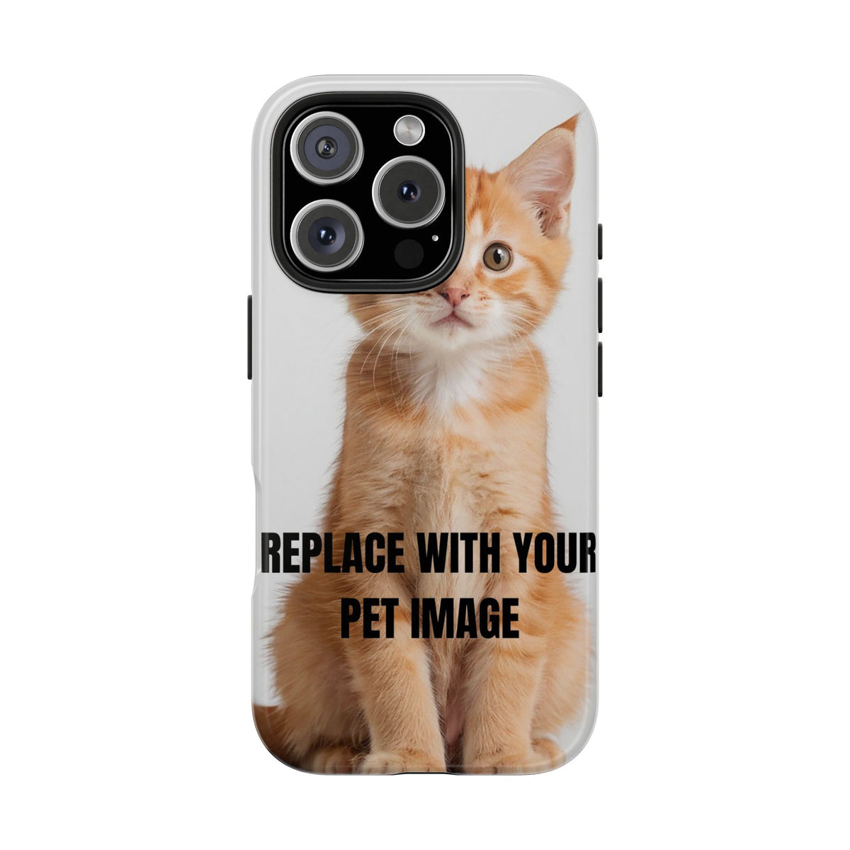 Customizable Pet Phone Case with Your Cat or Dog Photo