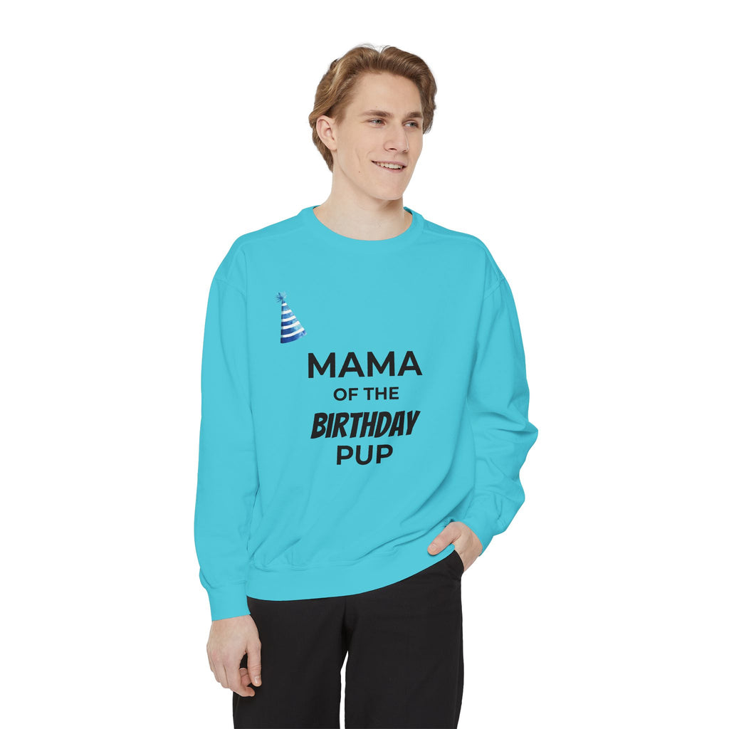 Customizable Mama of the Birthday Pup Sweatshirt