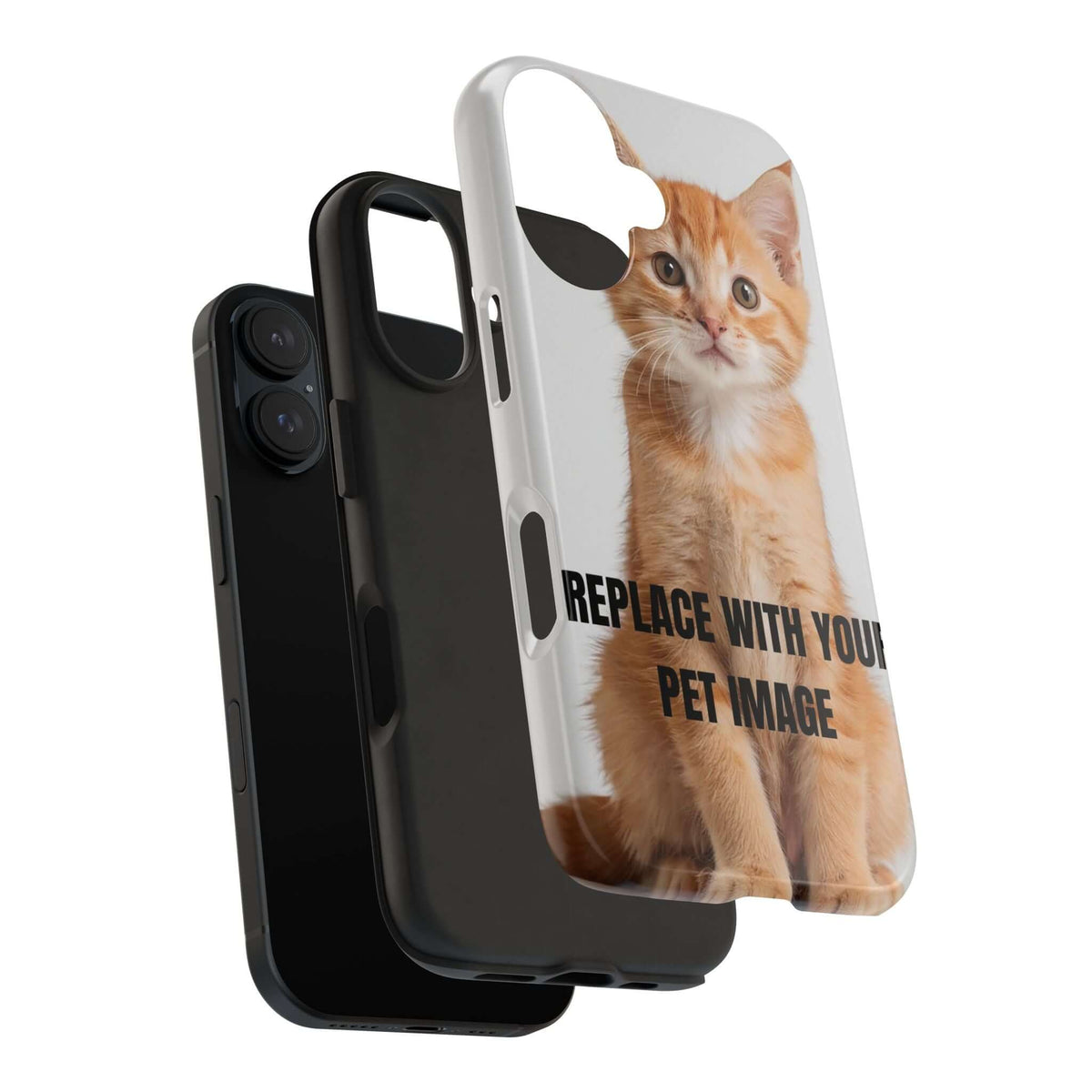 Customizable Pet Phone Case with Your Cat or Dog Photo