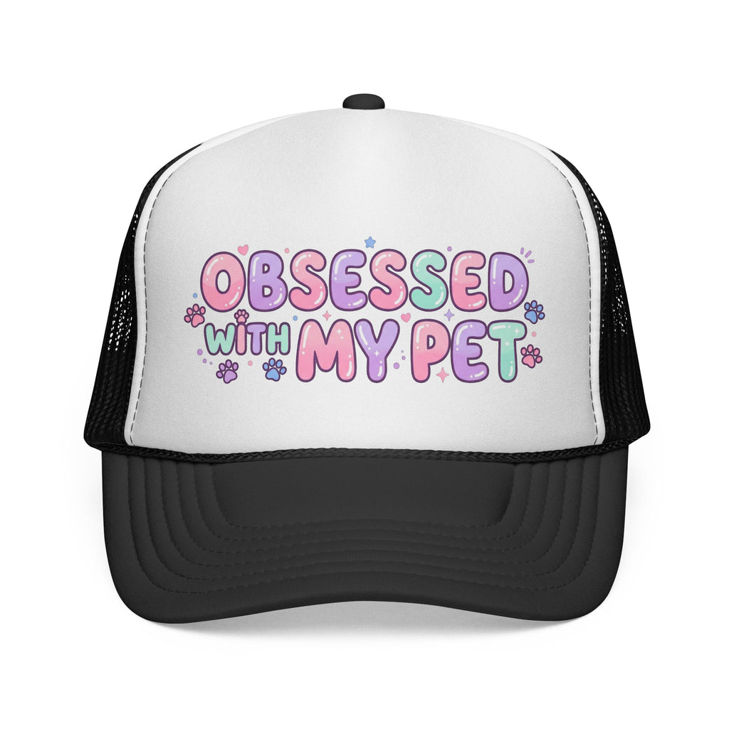 Trucker Cap "Obsessed With My Pet" Cute Pastel Pet Lover Hat