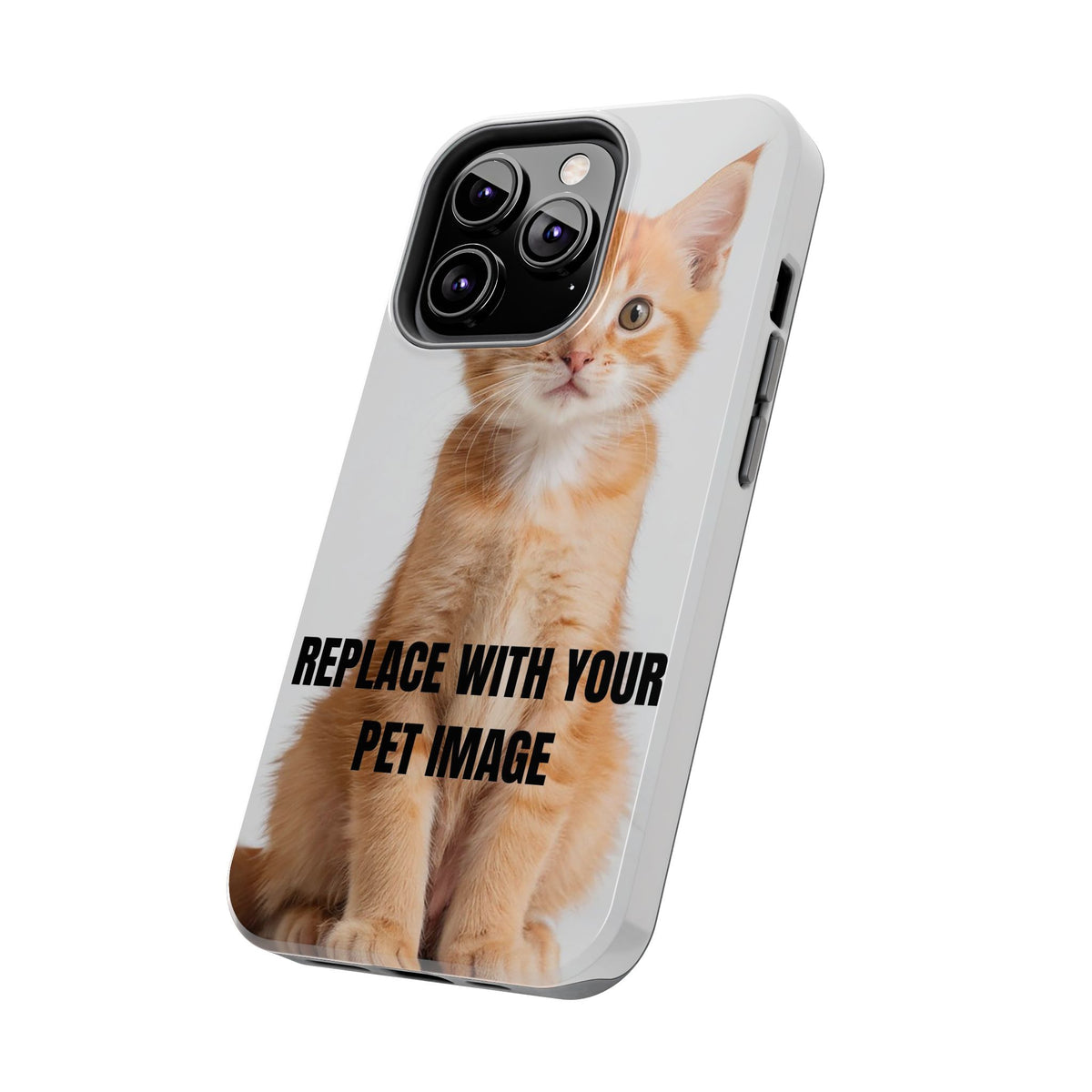 Customizable Pet Phone Case with Your Cat or Dog Photo