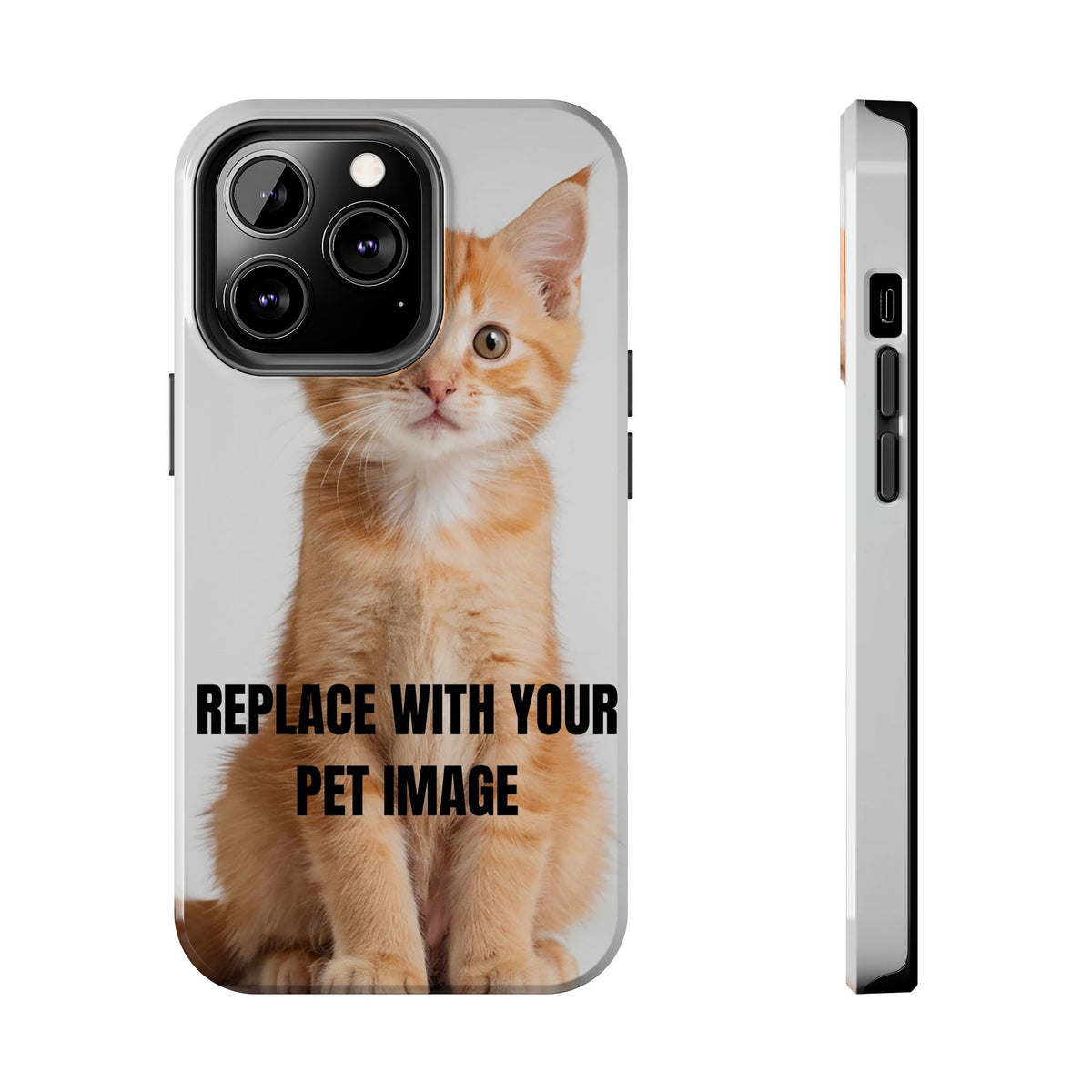 Customizable Pet Phone Case with Your Cat or Dog Photo