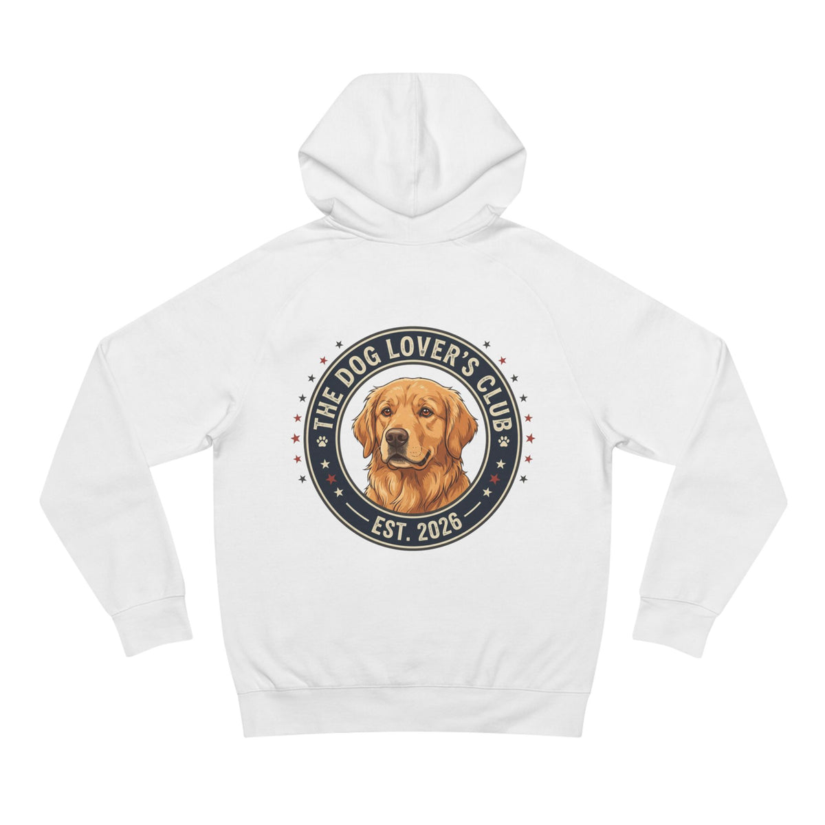Dog Lover's Club Hoodie — Golden Retriever Graphic Pullover