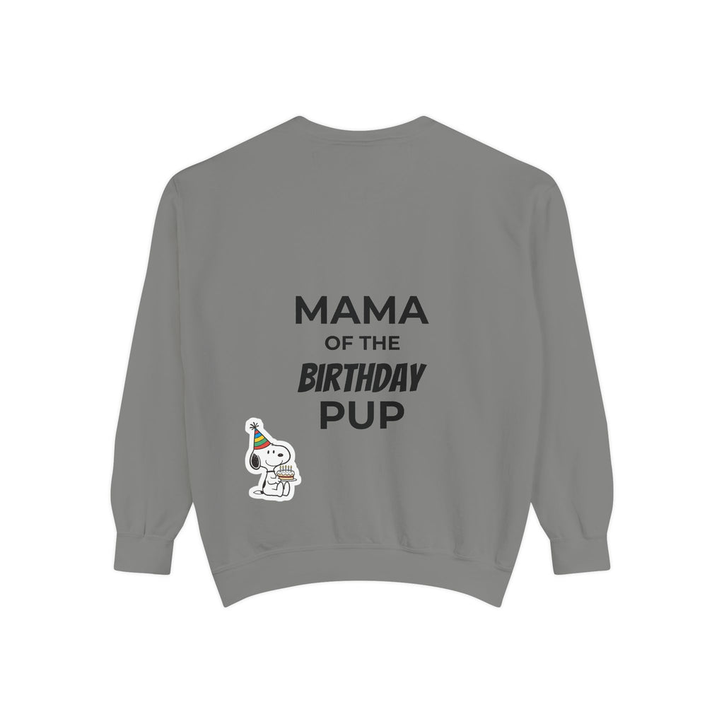 Customizable Mama of the Birthday Pup Sweatshirt