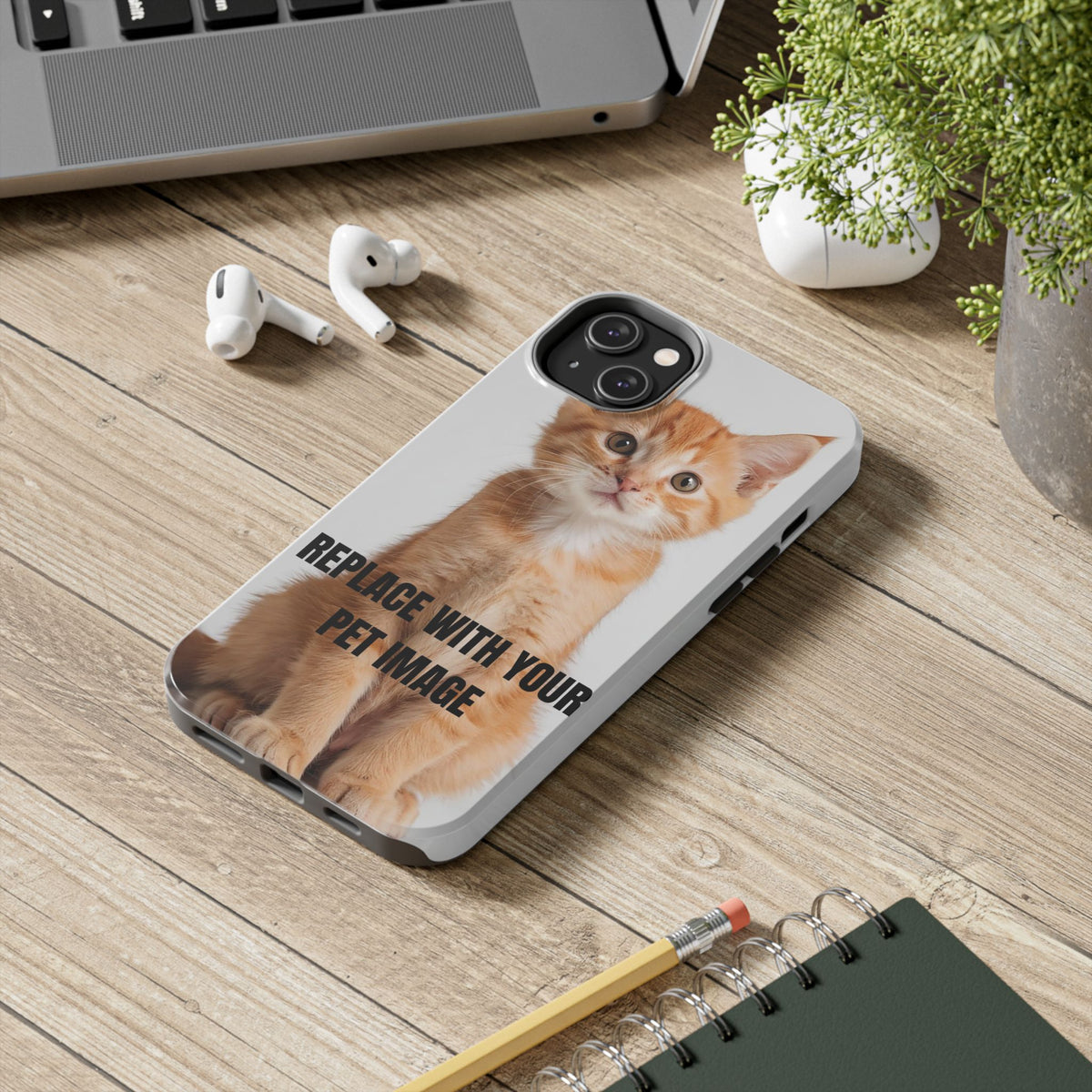 Customizable Pet Phone Case with Your Cat or Dog Photo