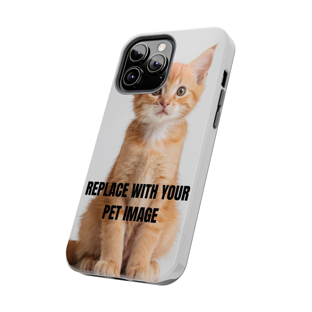 Customizable Pet Phone Case with Your Cat or Dog Photo