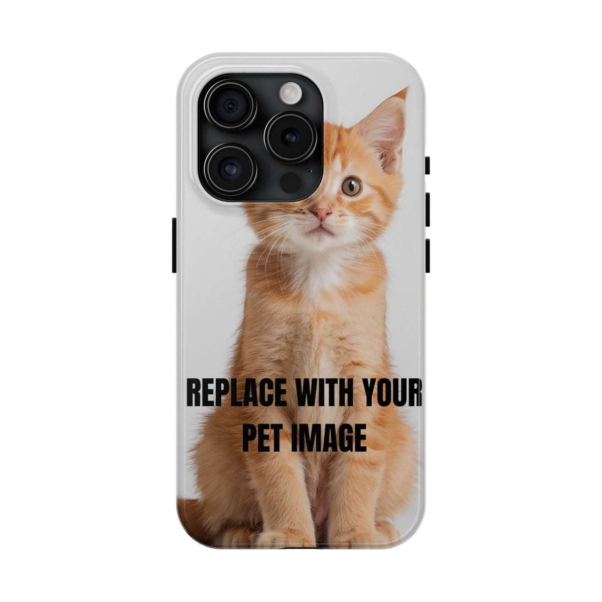 Customizable Pet Phone Case with Your Cat or Dog Photo