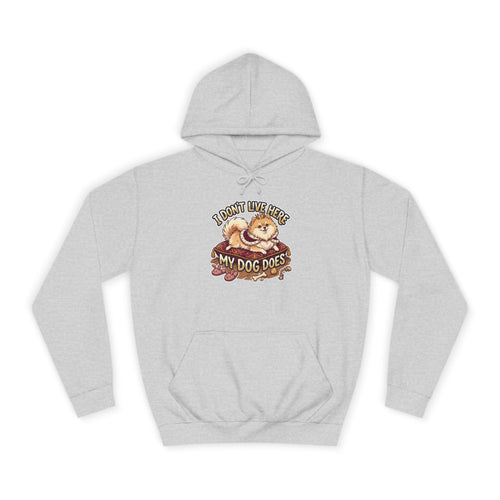 "I Don’t Live Here, My Dog Does" Cute Dog Lover Pullover