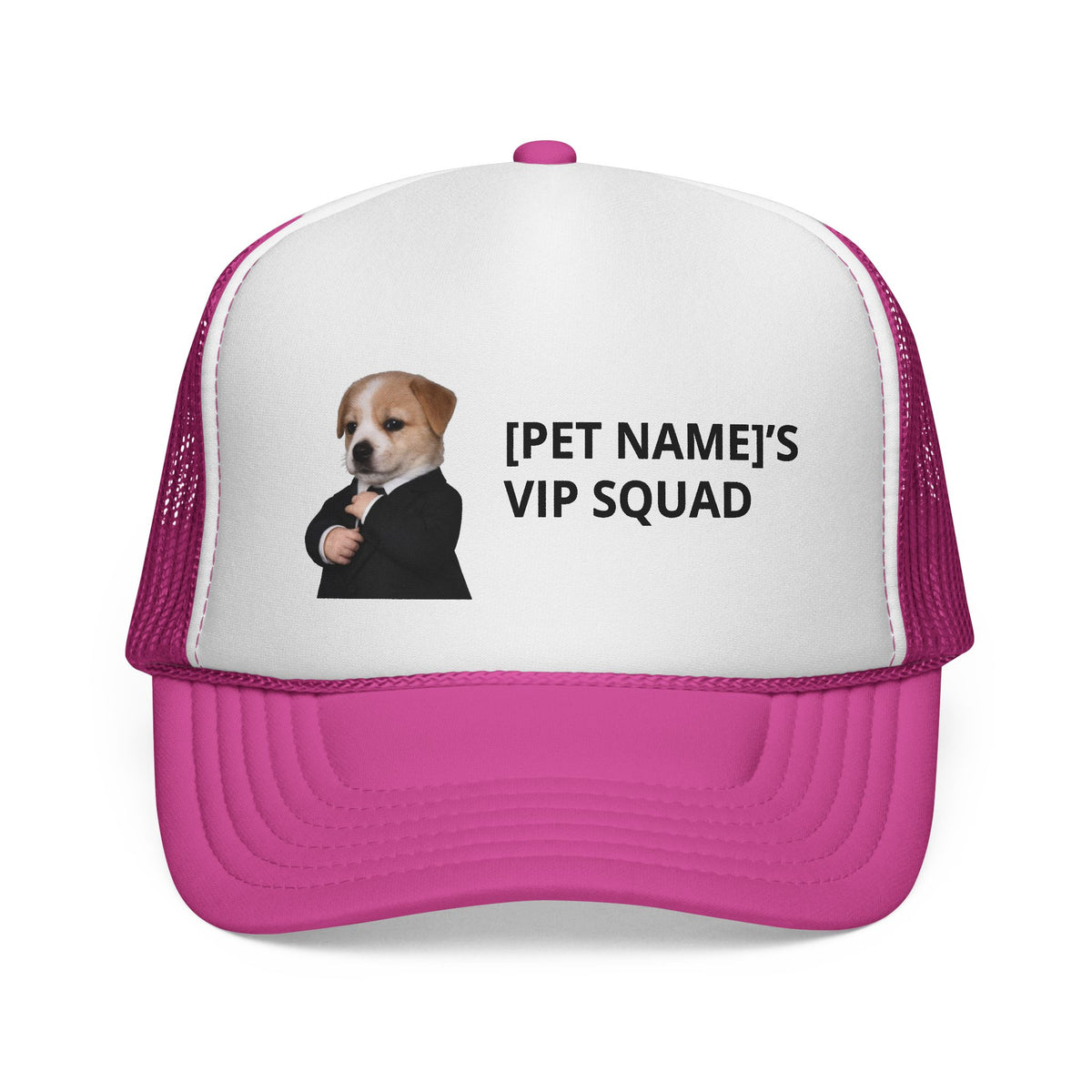 Customizable Pet VIP Squad Trucker Cap