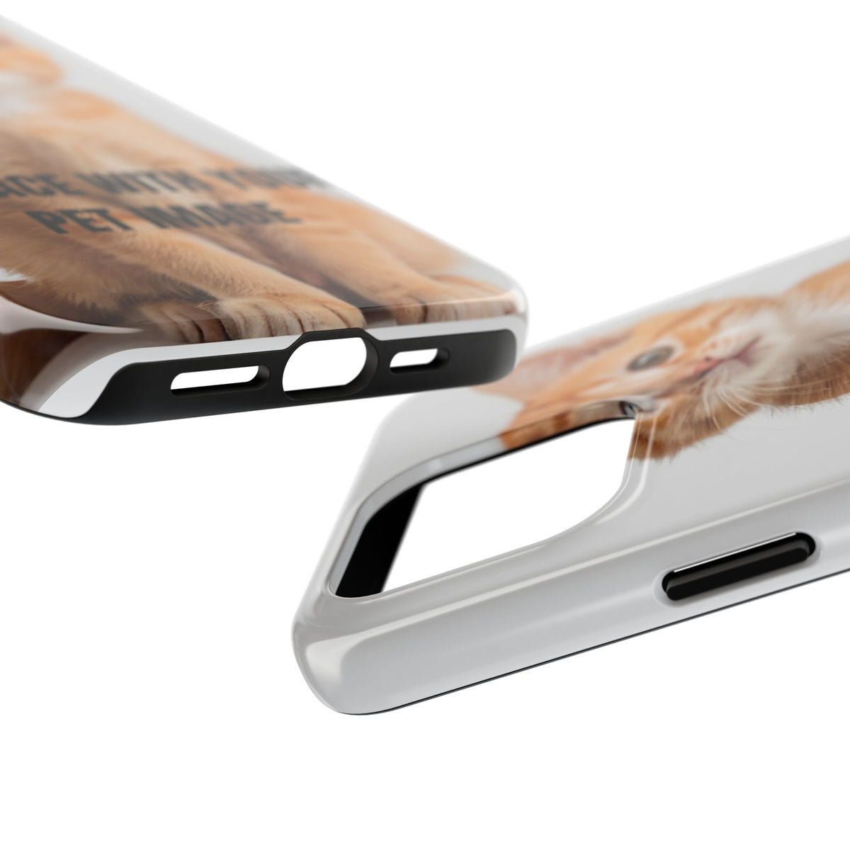 Customizable Pet Phone Case with Your Cat or Dog Photo