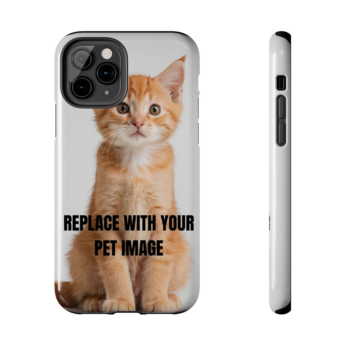 Customizable Pet Phone Case with Your Cat or Dog Photo