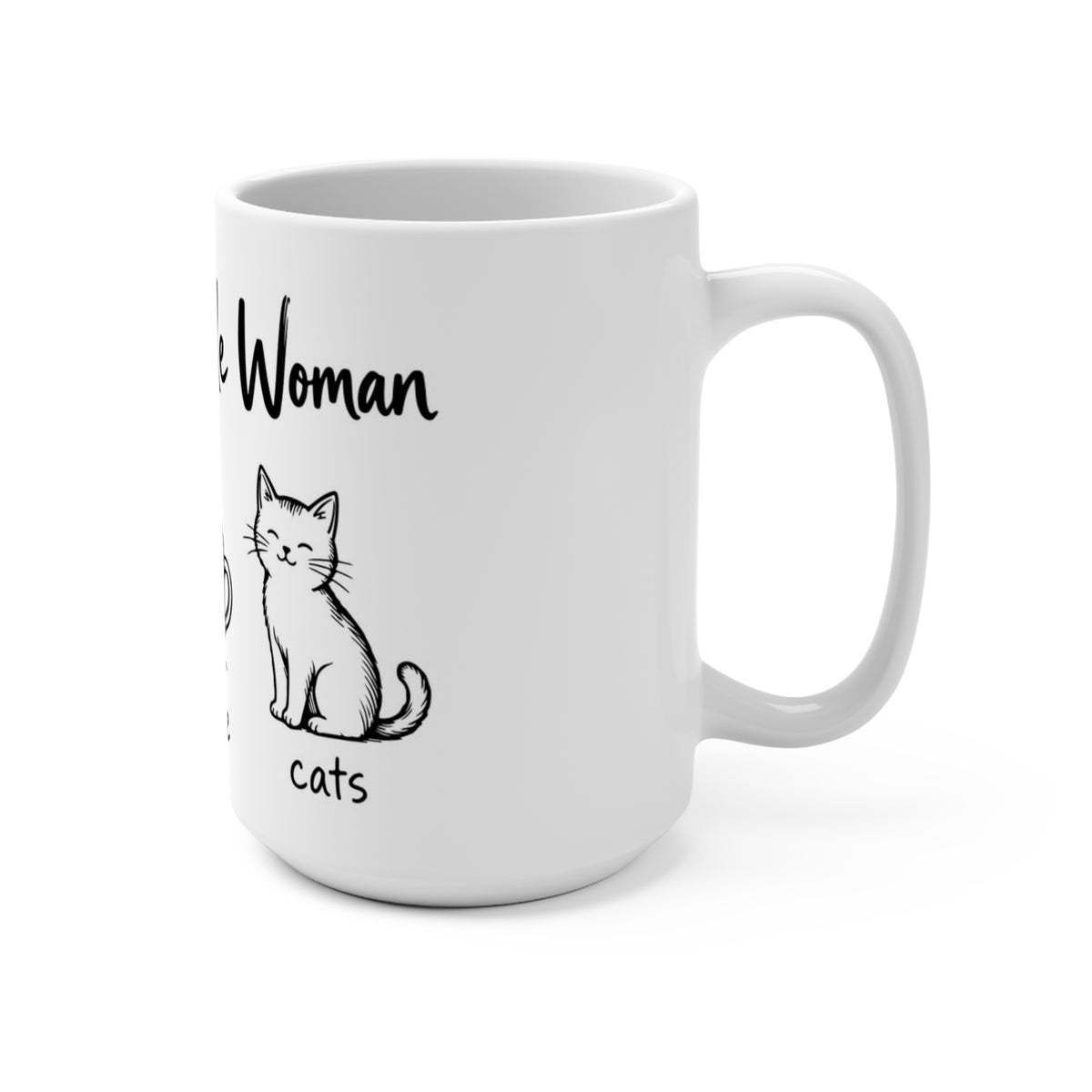 I'm A Simple Woman Coffee Mug Sunshine, Coffee, Cats