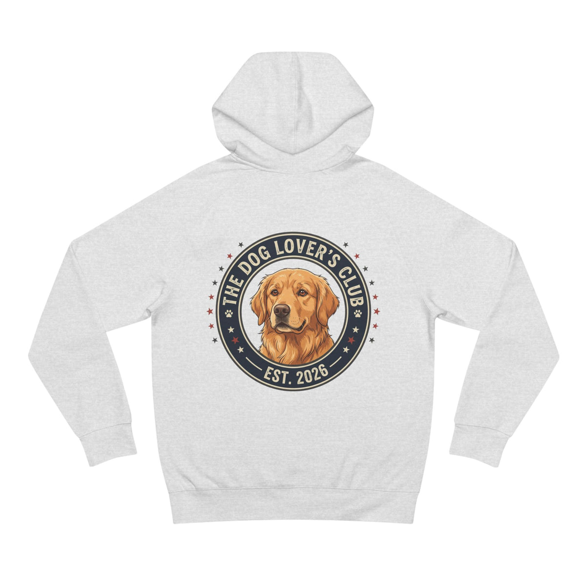 Dog Lover's Club Hoodie — Golden Retriever Graphic Pullover