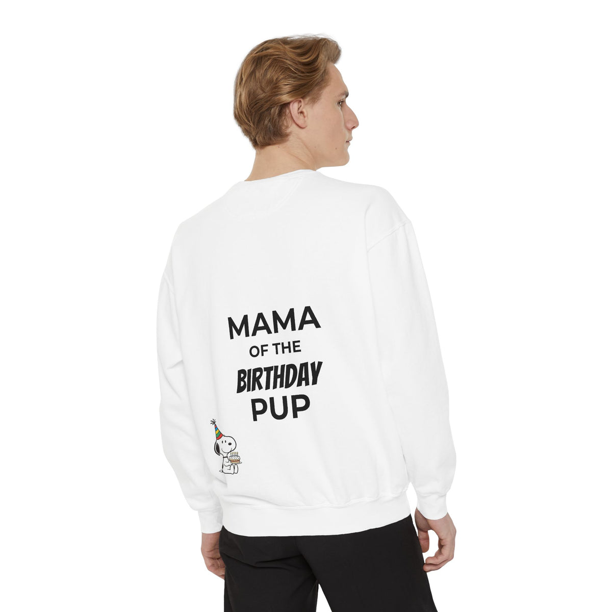 Customizable Mama of the Birthday Pup Sweatshirt