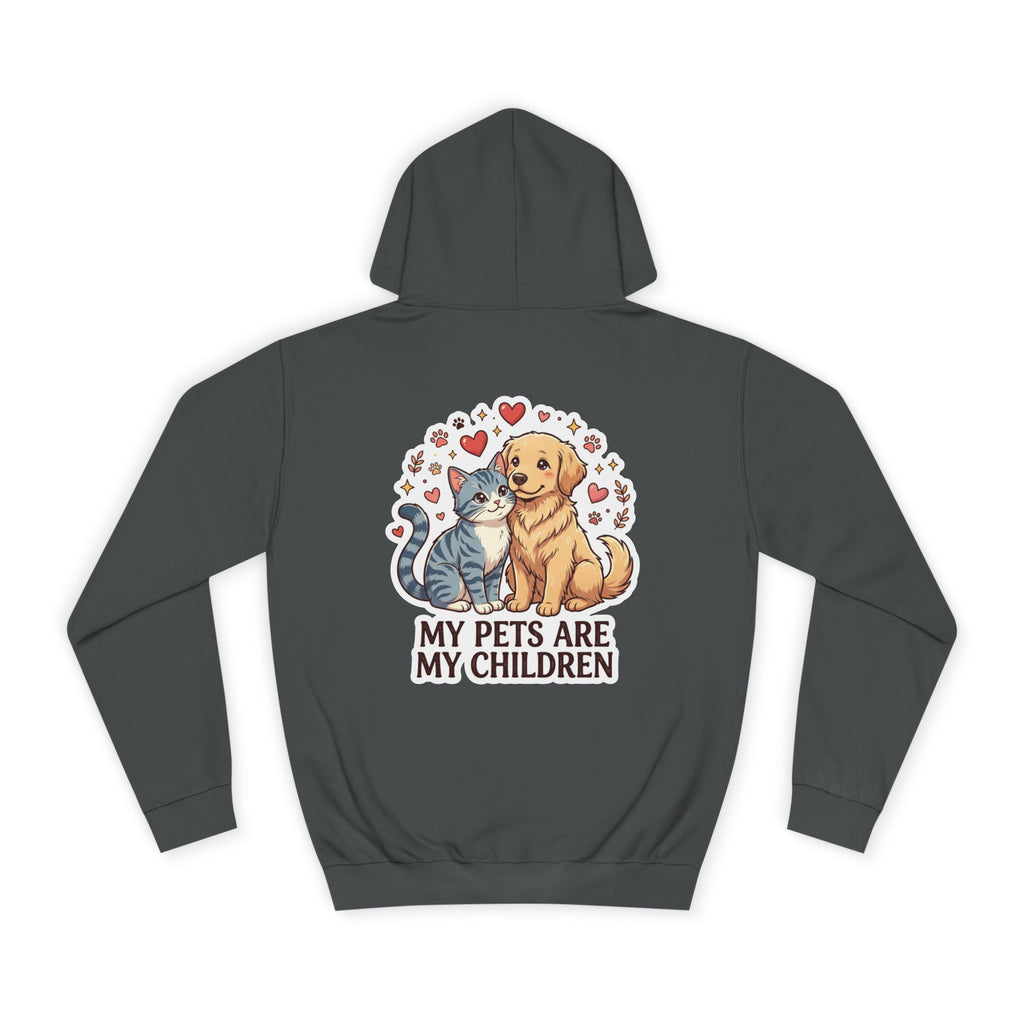My Pets Are My Children Hoodie — Cute Dog & Cat Pet Parent College Hoodie