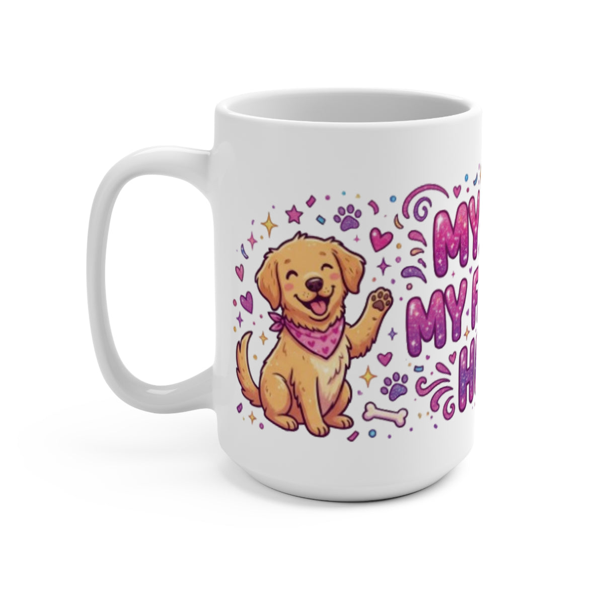 Ceramic Mug "My Pet Is My Favorite Hello" Cute Cat Gift