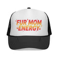 Fur Mom Energy Trucker Cap Retro Pet Lover Hat