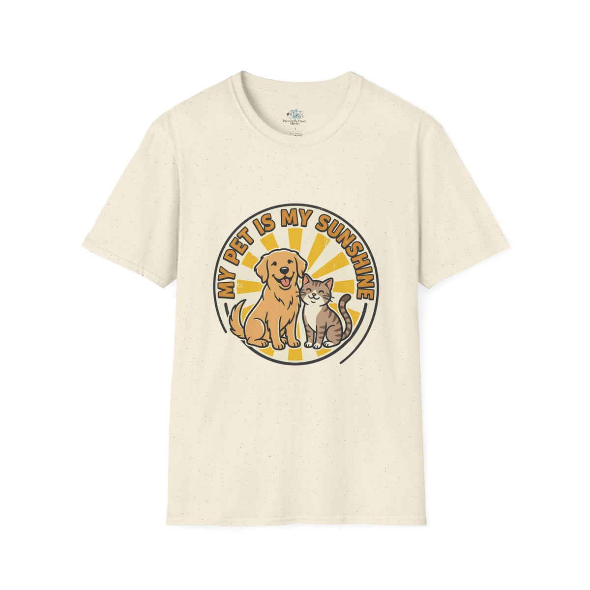 My Pet Is My Sunshine T-Shirt Cute Dog & Cat Graphic Tee