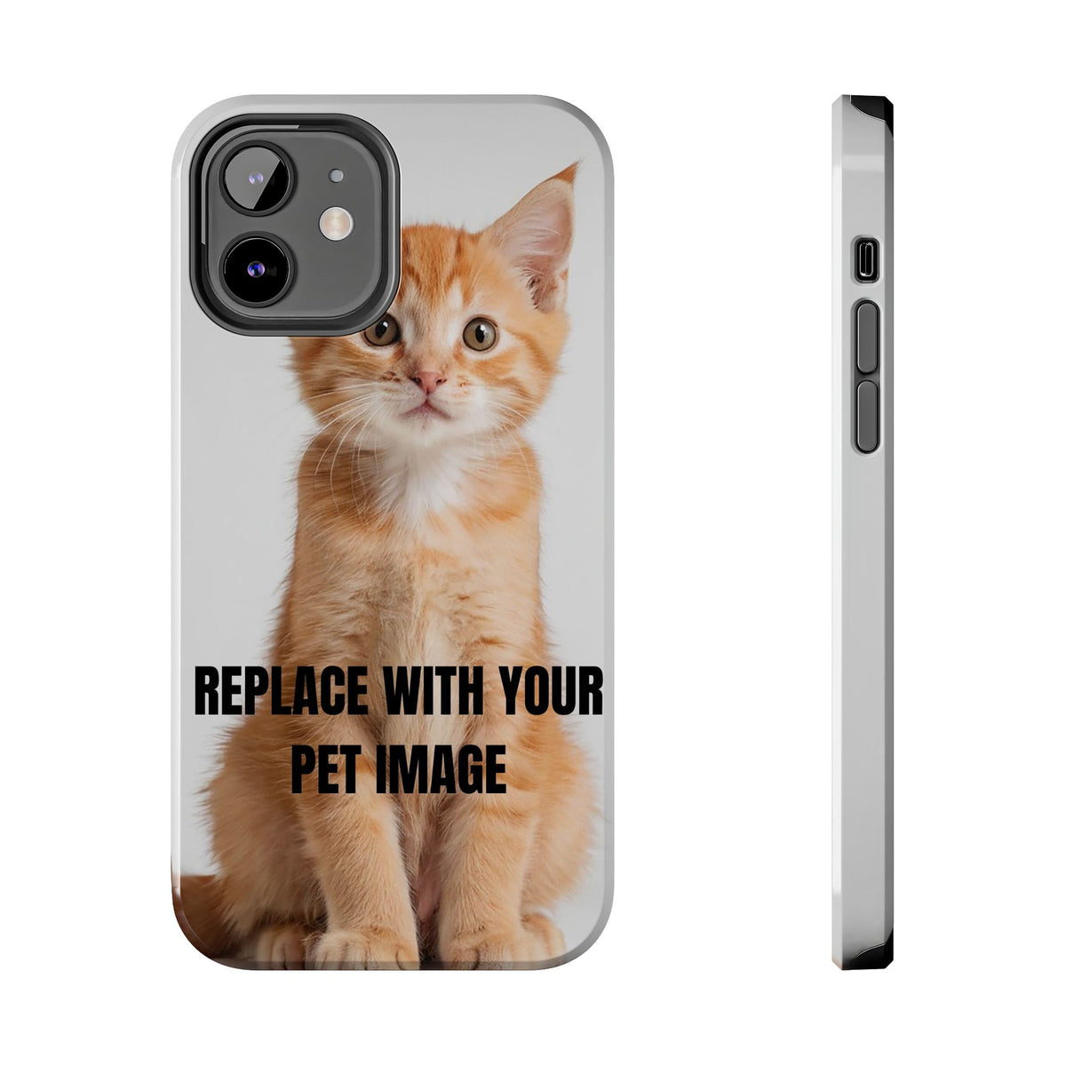 Customizable Pet Phone Case with Your Cat or Dog Photo
