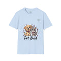 Pet Dad T-Shirt Cute Dog & Cat Graphic Tee for Animal Lovers
