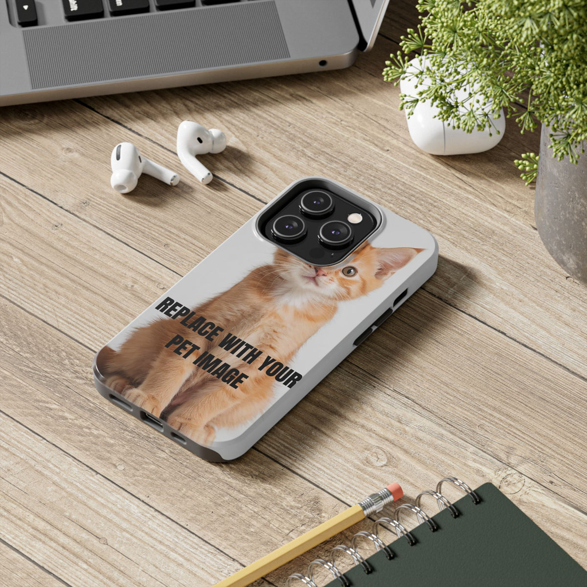 Customizable Pet Phone Case with Your Cat or Dog Photo
