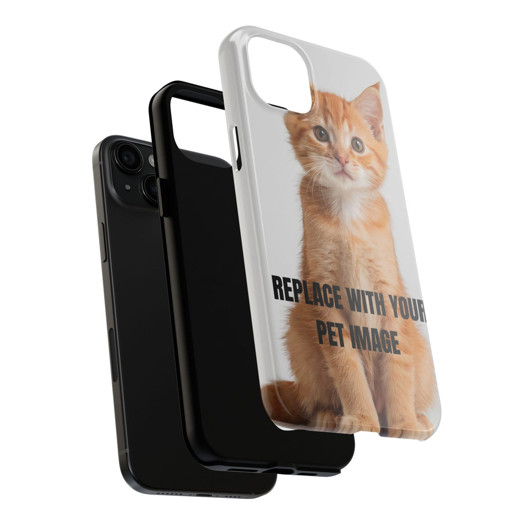 Customizable Pet Phone Case with Your Cat or Dog Photo