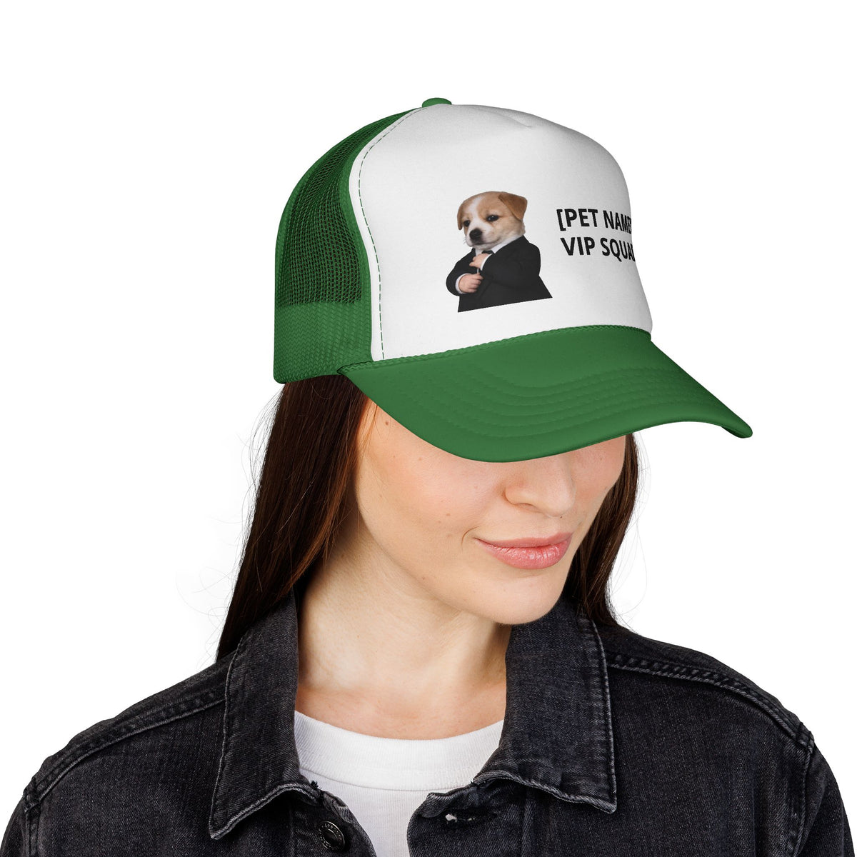 Customizable Pet VIP Squad Trucker Cap