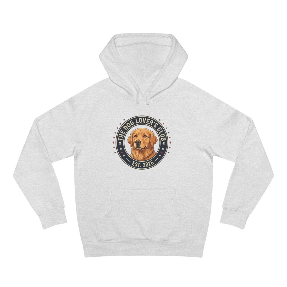 Dog Lover's Club Hoodie — Golden Retriever Graphic Pullover