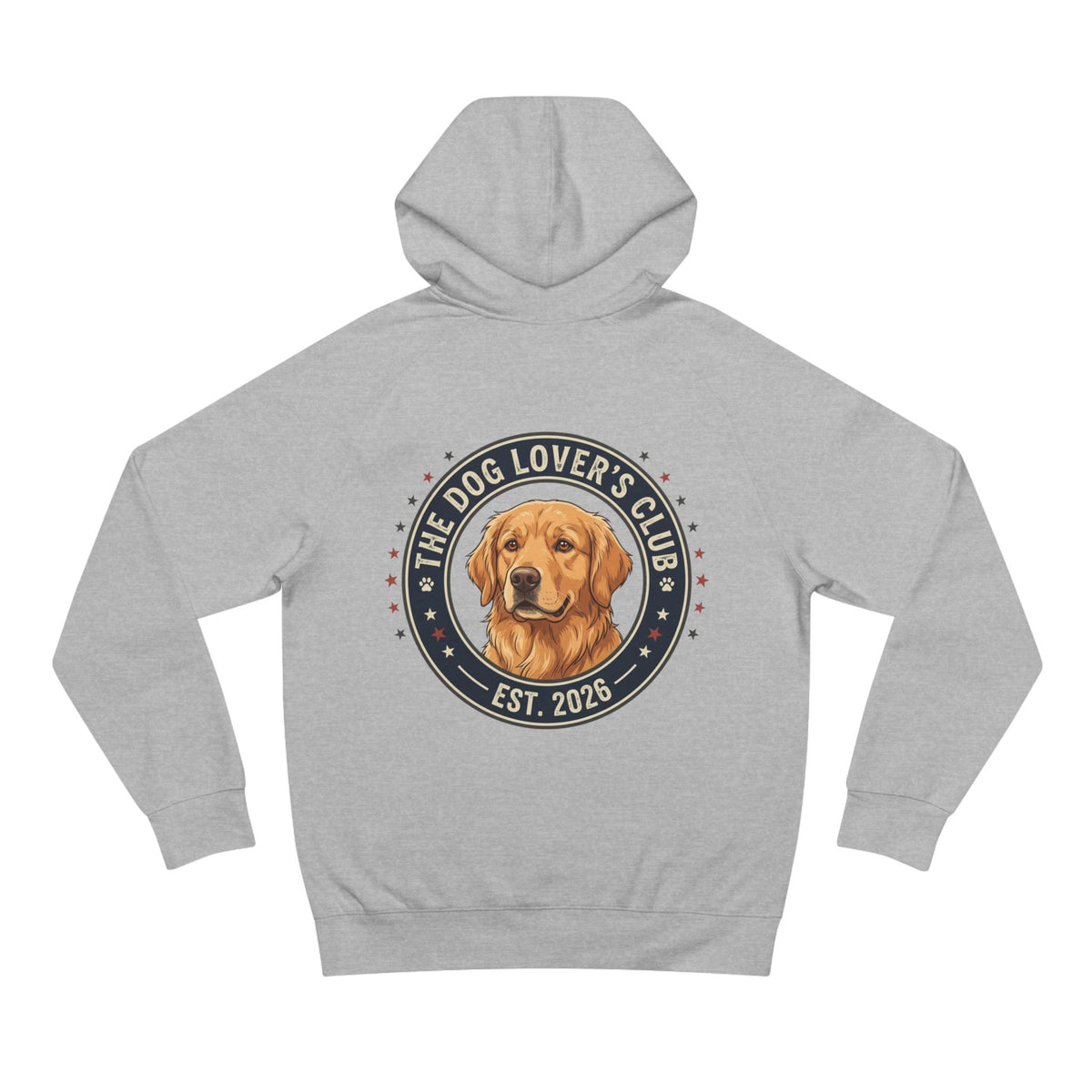 Dog Lover's Club Hoodie — Golden Retriever Graphic Pullover