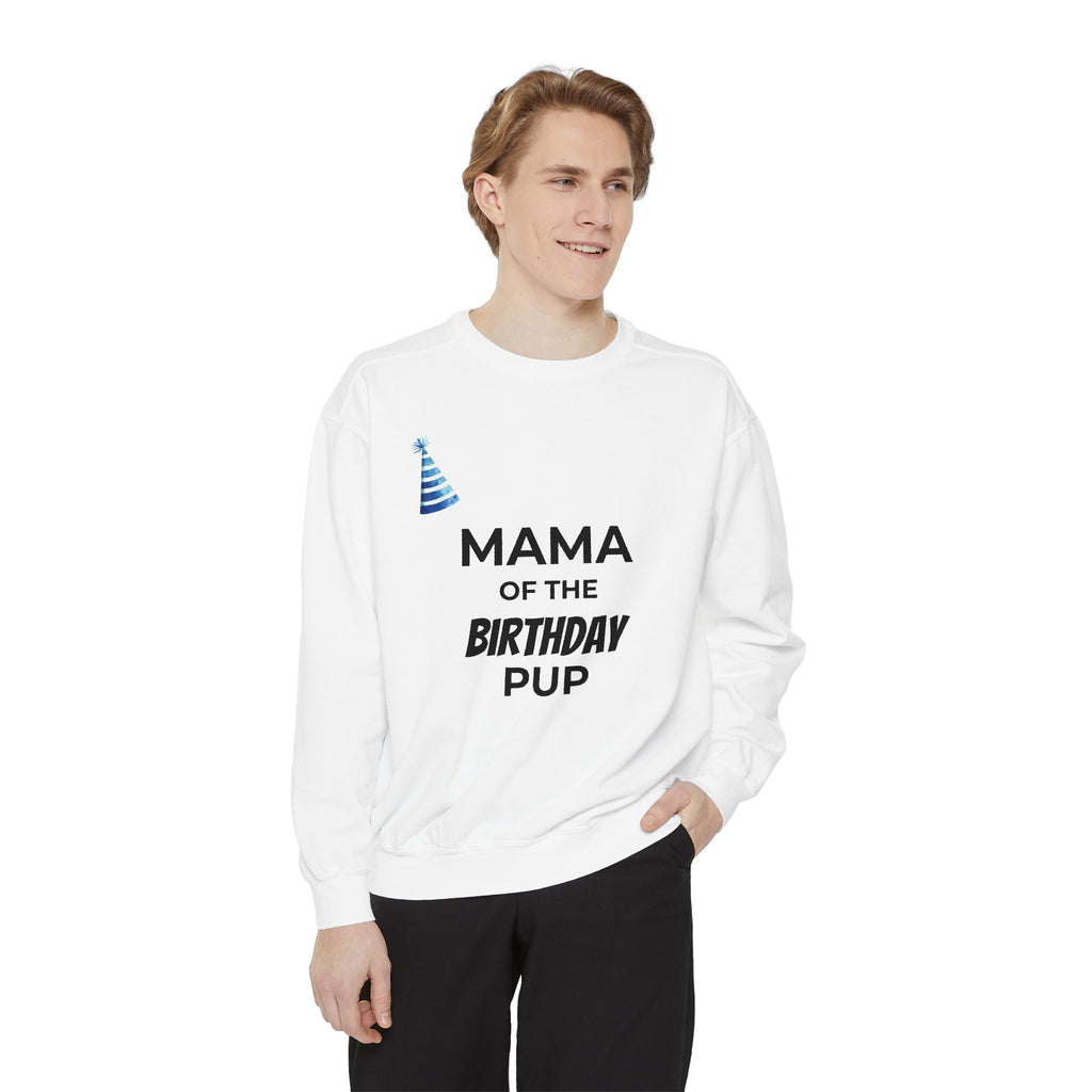 Customizable Mama of the Birthday Pup Sweatshirt