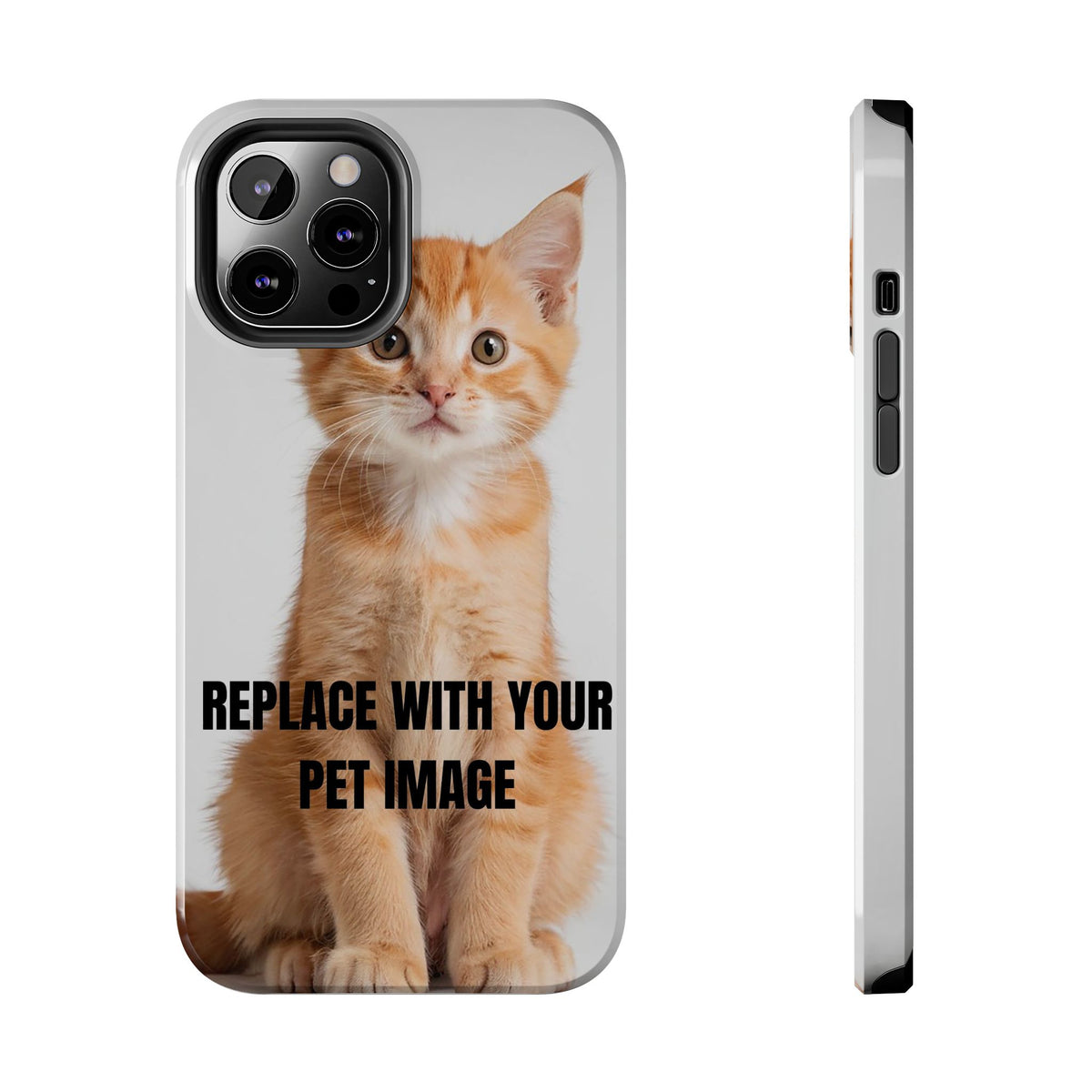 Customizable Pet Phone Case with Your Cat or Dog Photo