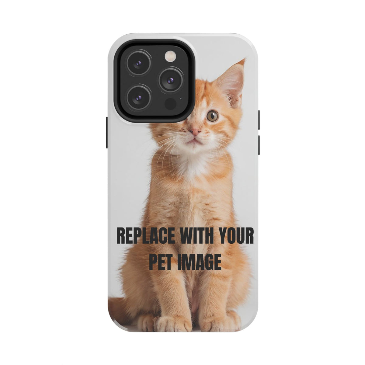 Customizable Pet Phone Case with Your Cat or Dog Photo