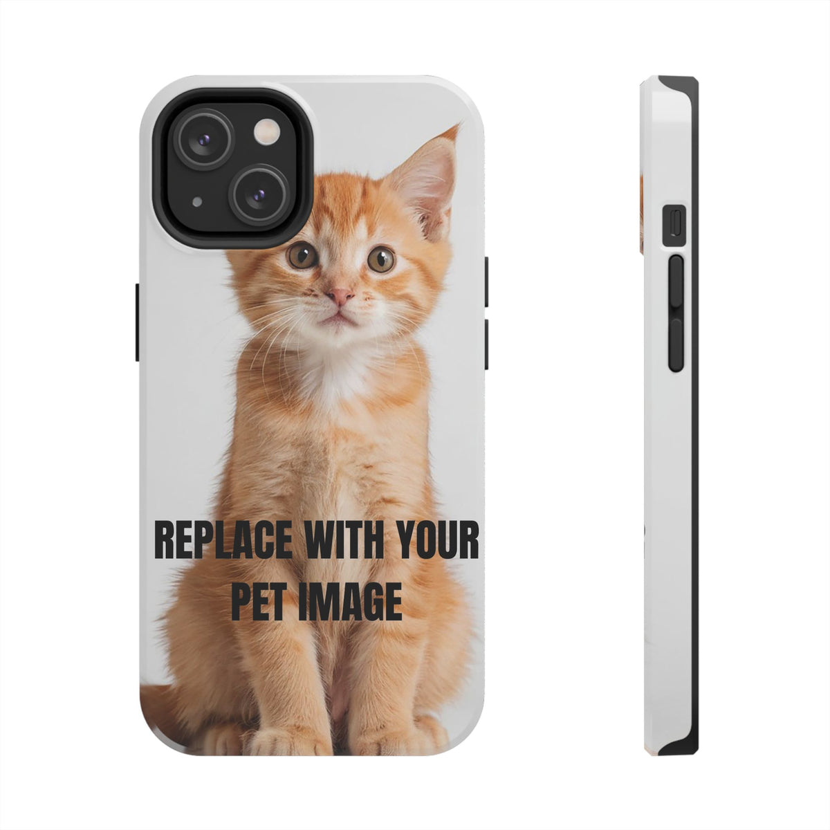 Customizable Pet Phone Case with Your Cat or Dog Photo