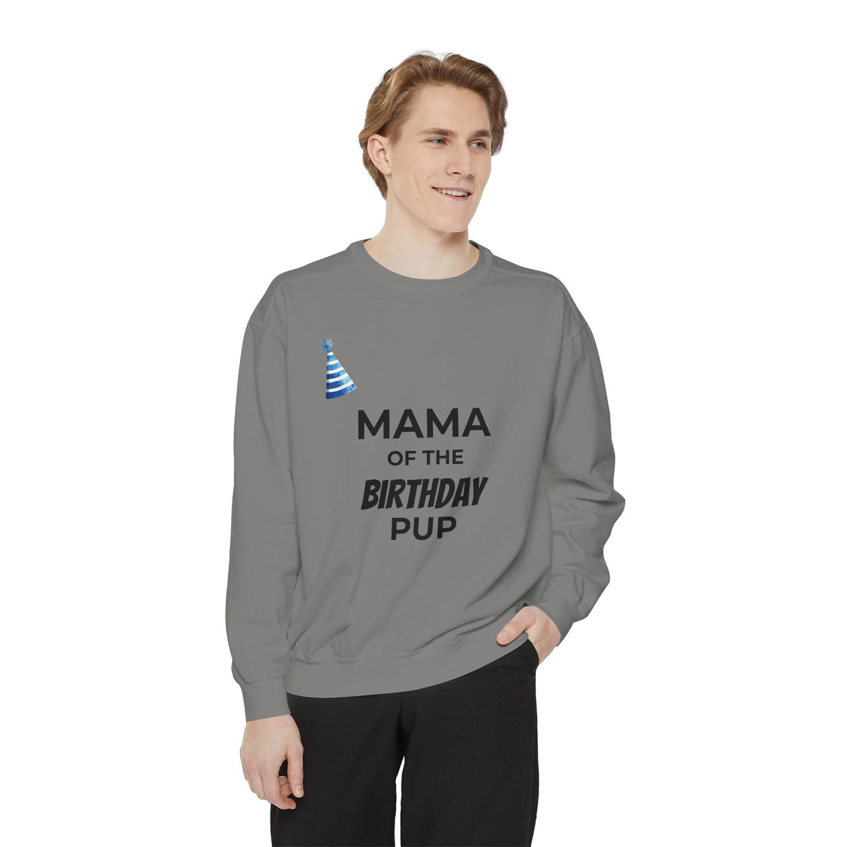Customizable Mama of the Birthday Pup Sweatshirt