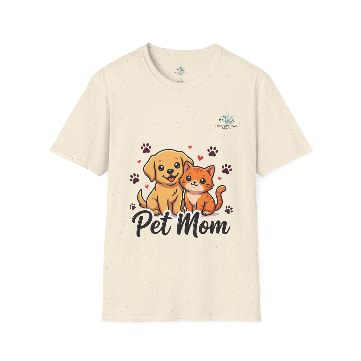 Pet Mom T-Shirt Cute Dog & Cat Graphic Tee